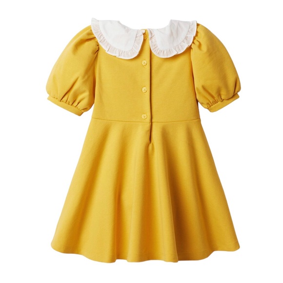 Janie & Jack Mustard Yellow Dress size 12 - Picture 3 of 12